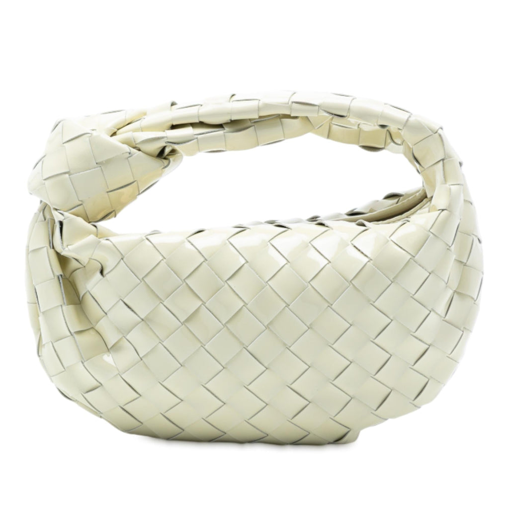 Bottega Veneta Mini Patent Intrecciato Jodie