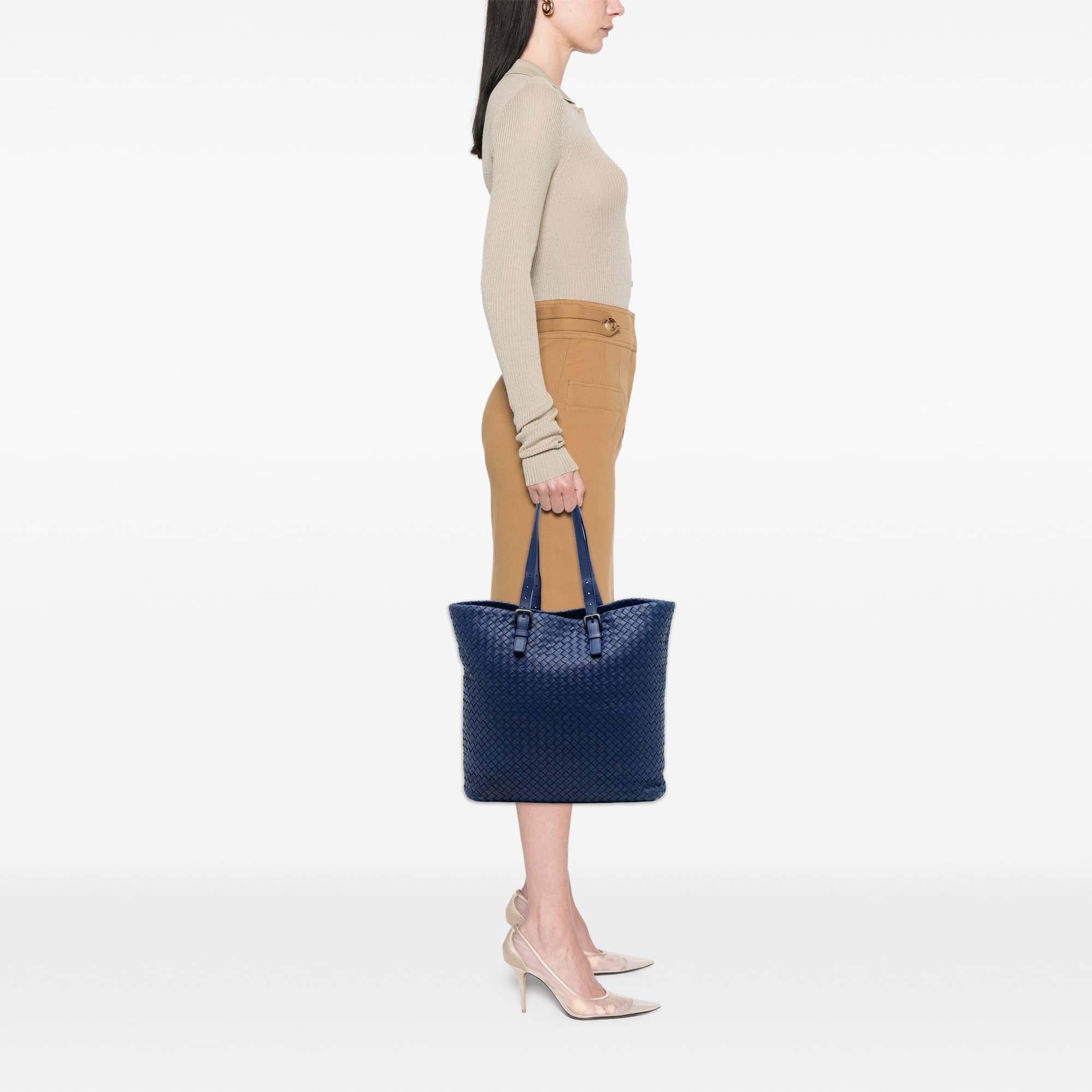 Bottega Veneta Nappa Intrecciato Belt Strap Tote