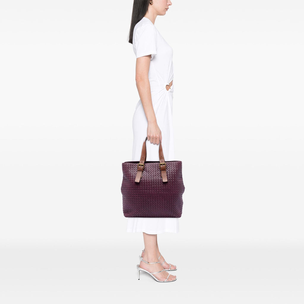 Bottega Veneta Nappa Intrecciato Belted Tote