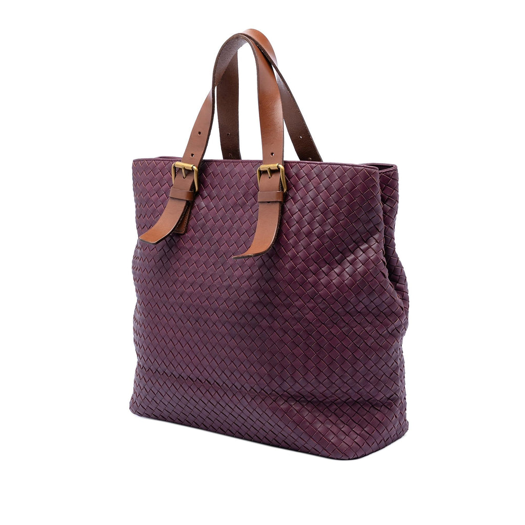Bottega Veneta Nappa Intrecciato Belted Tote