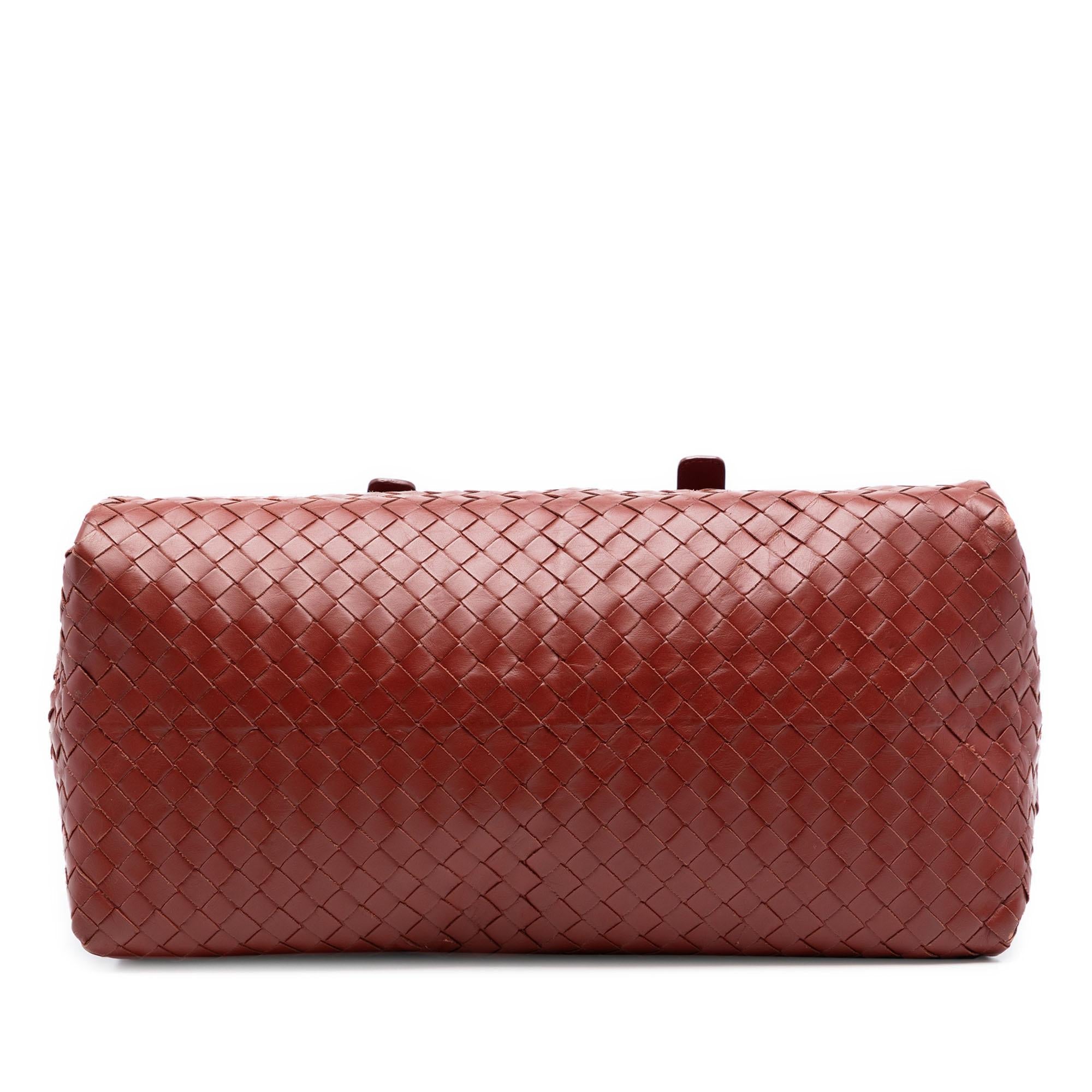 Bottega Veneta Nappa Intrecciato Boston Bag