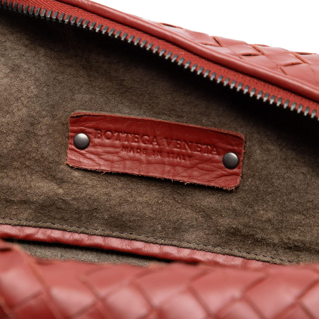 Bottega Veneta Nappa Intrecciato Boston Bag