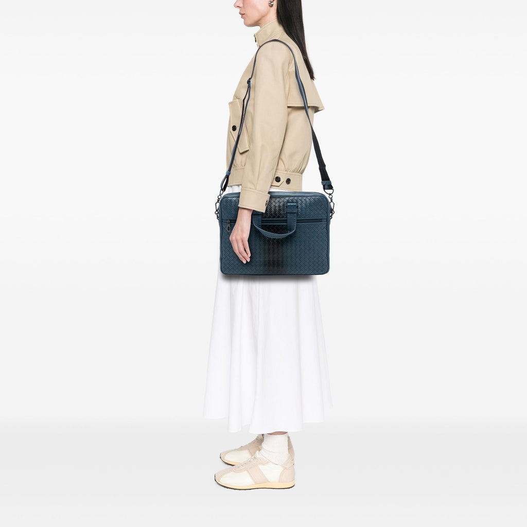 Bottega Veneta Nappa Intrecciato Business Bag