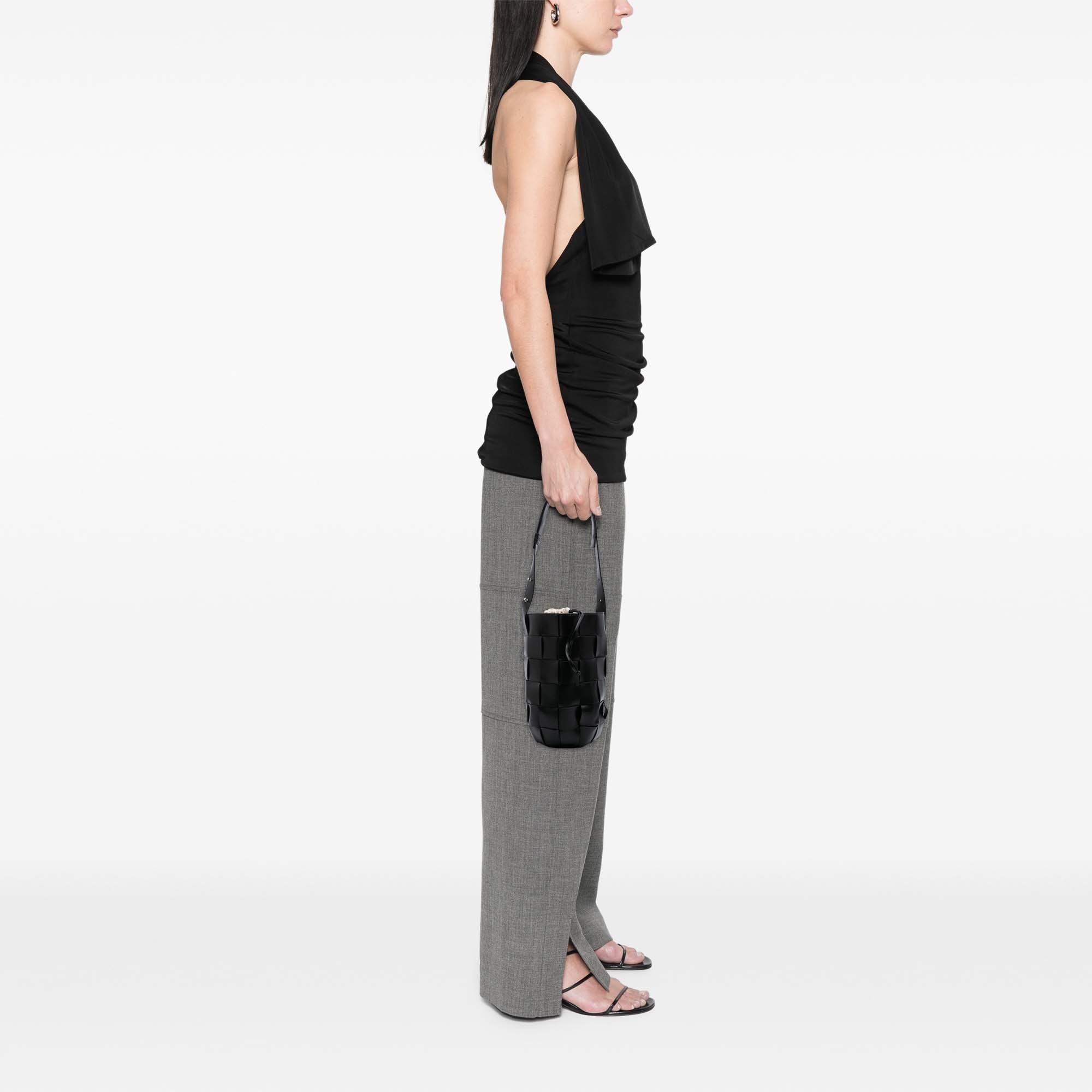 Bottega Veneta Nappa Intrecciato Casette Lantern Bucket