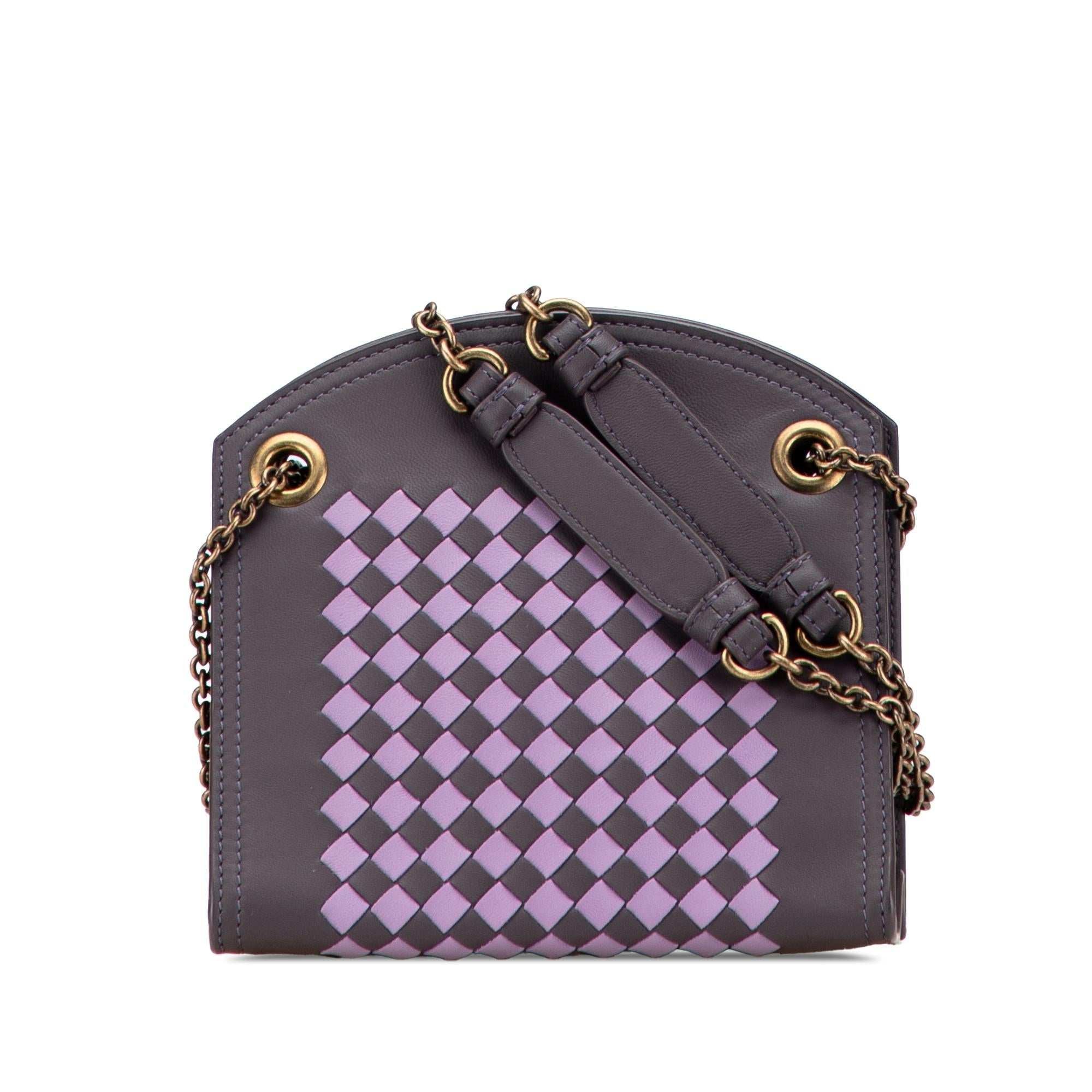 Bottega Veneta Nappa Intrecciato Chain Wallet