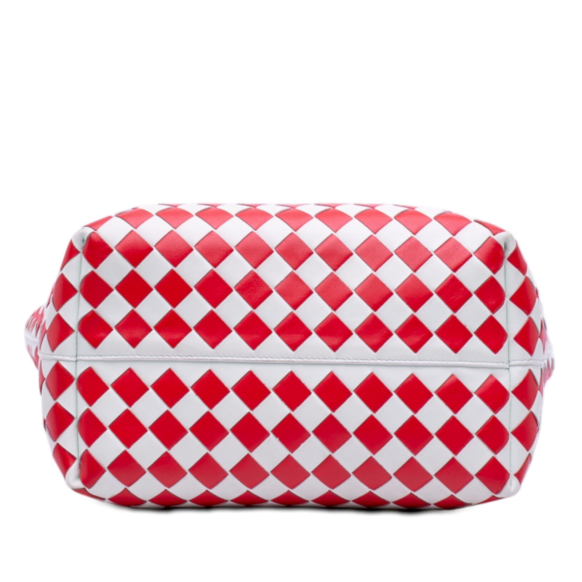 Bottega Veneta Nappa Intrecciato Check Avenue Tote