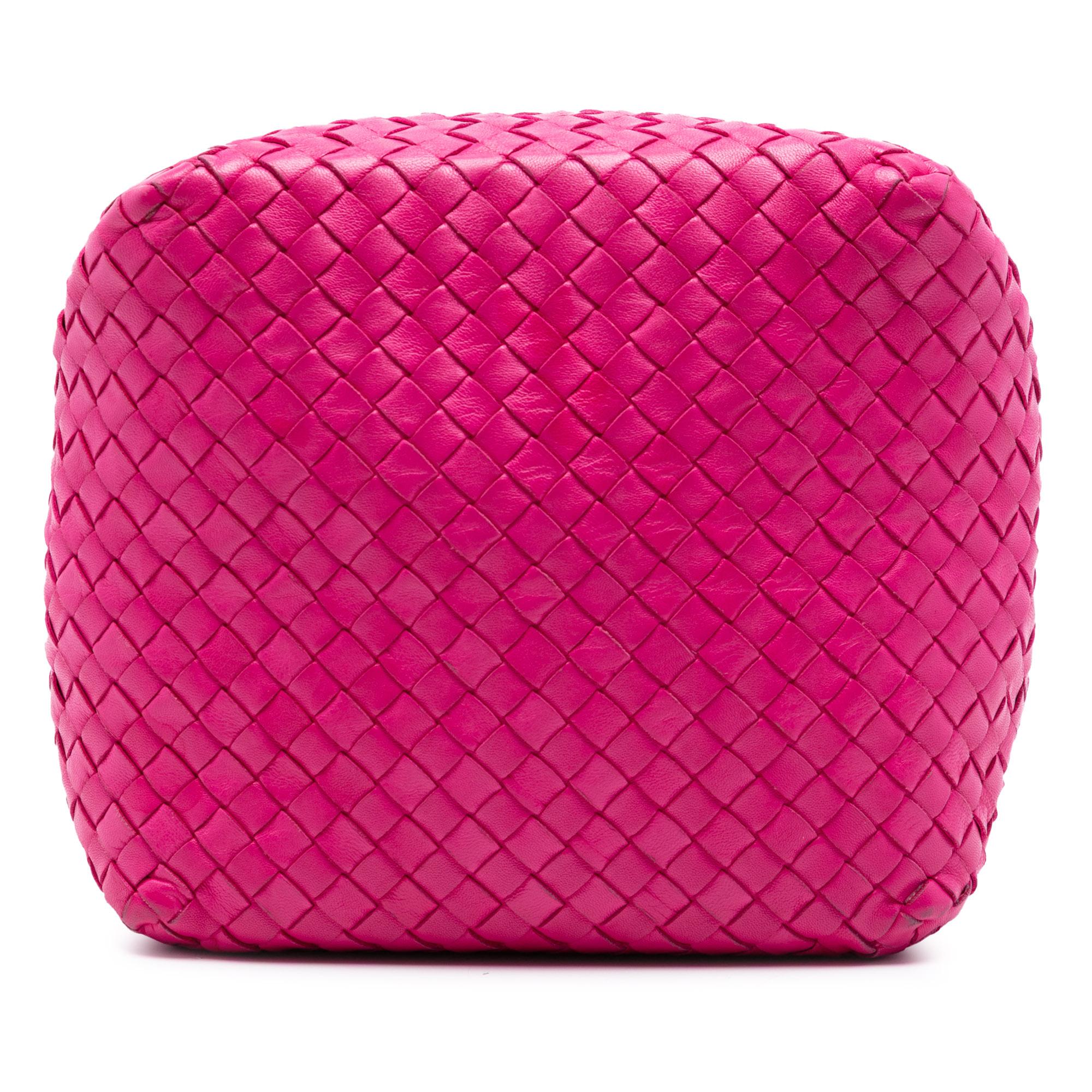 Bottega Veneta Nappa Intrecciato Cube Crossbody
