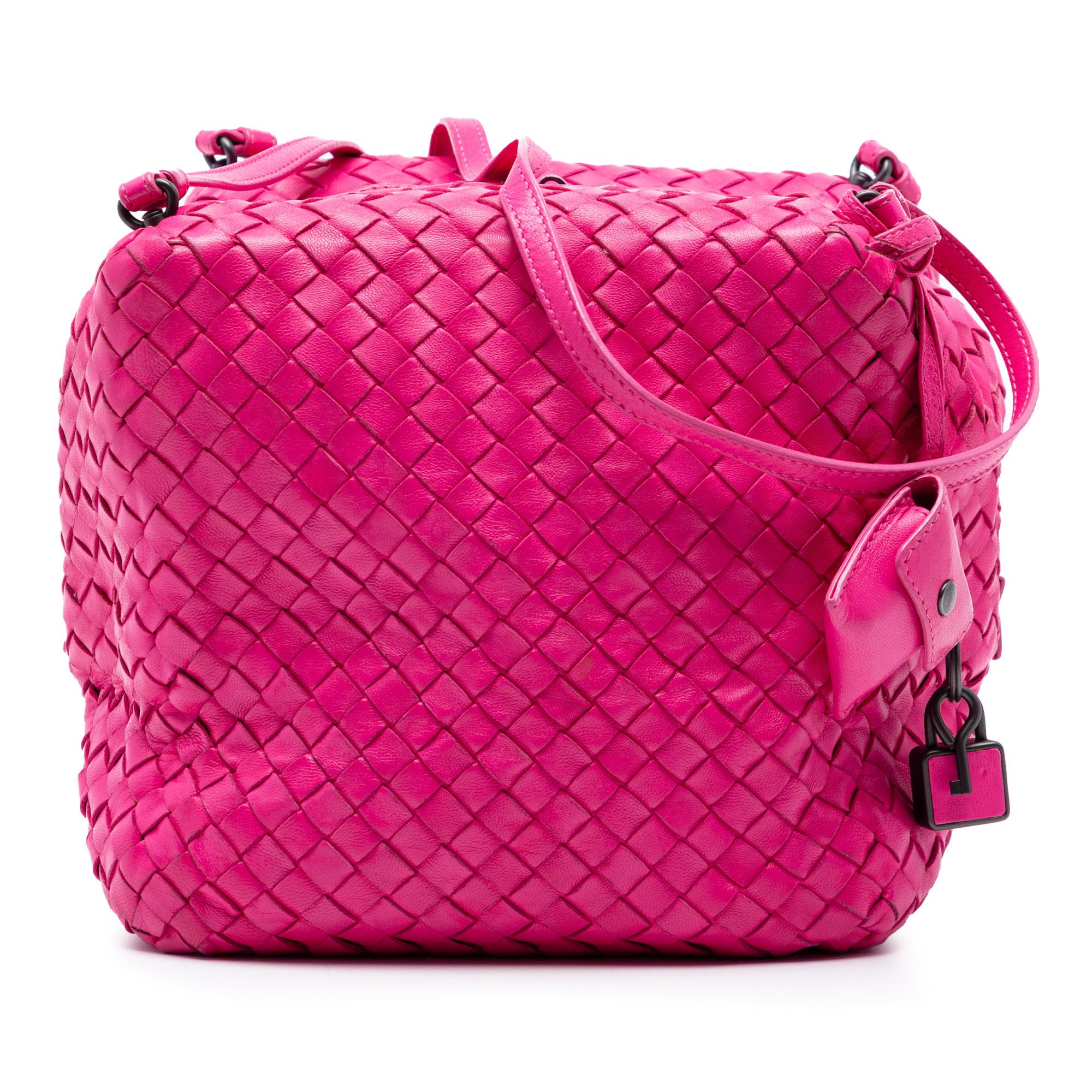 Bottega Veneta Nappa Intrecciato Cube Crossbody