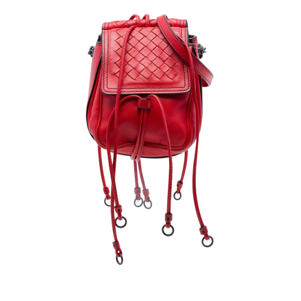 Bottega Veneta Nappa Intrecciato Double Sided Flap Crossbody