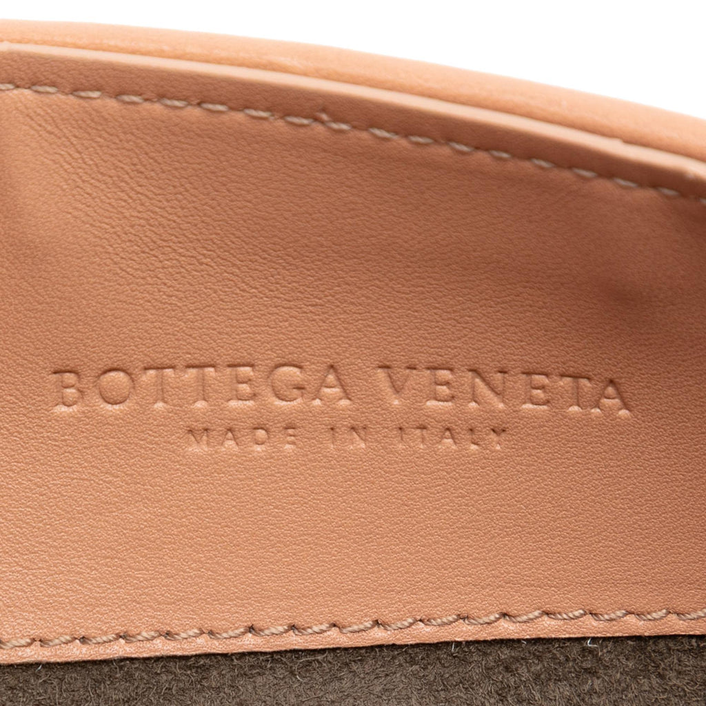 Bottega Veneta Nappa Intrecciato Double Sided Flap Shoulder Bag