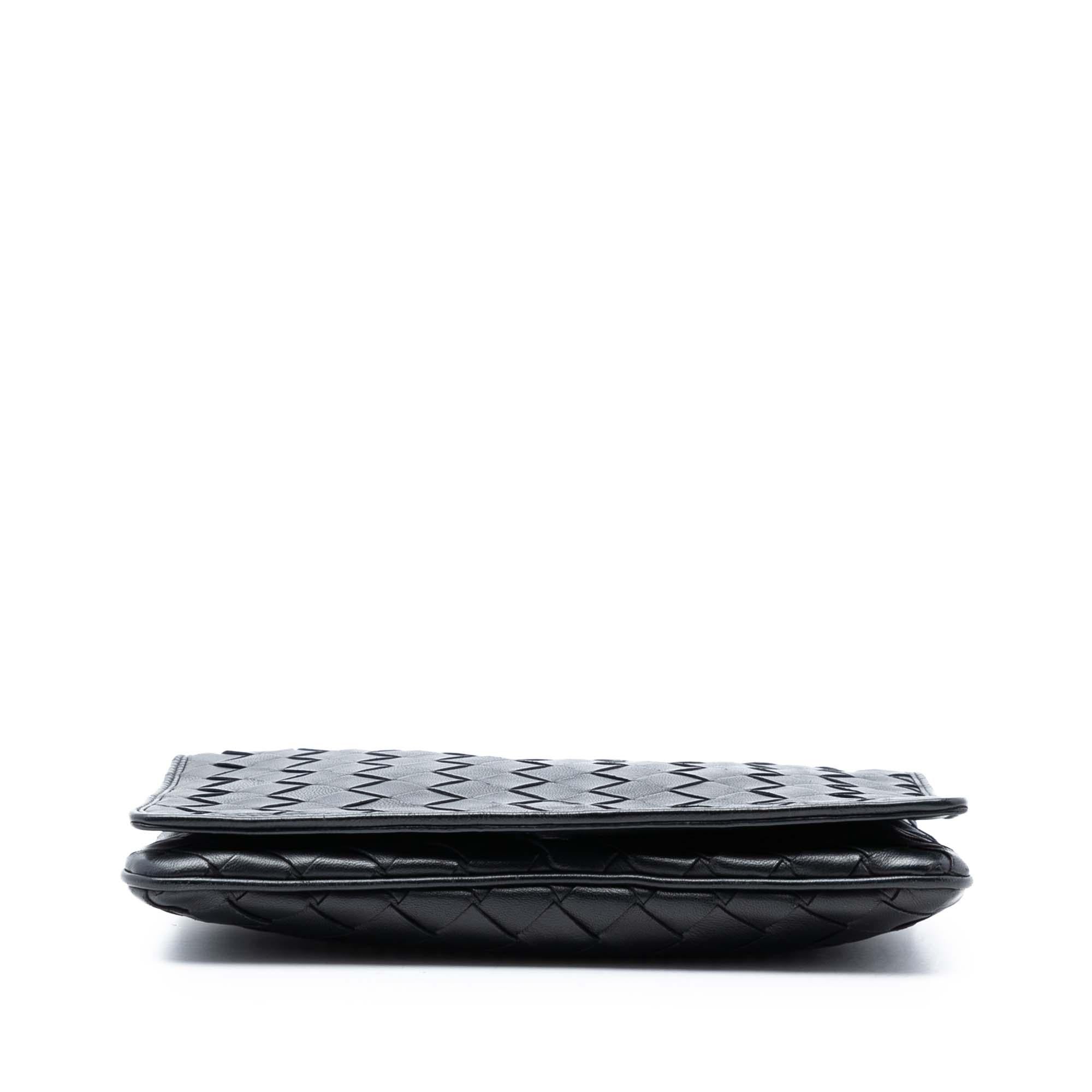 Bottega Veneta Nappa Intrecciato Flap Crossbody