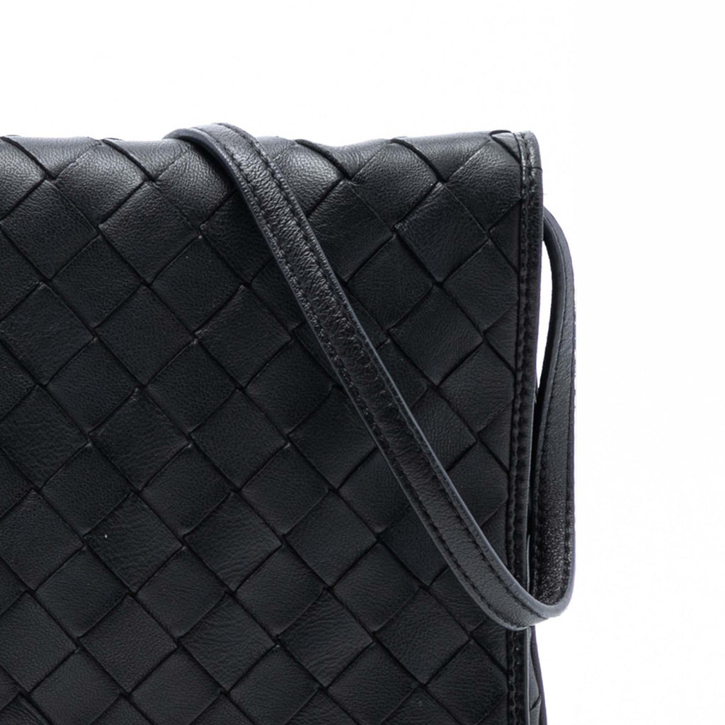 Bottega Veneta Nappa Intrecciato Flap Crossbody
