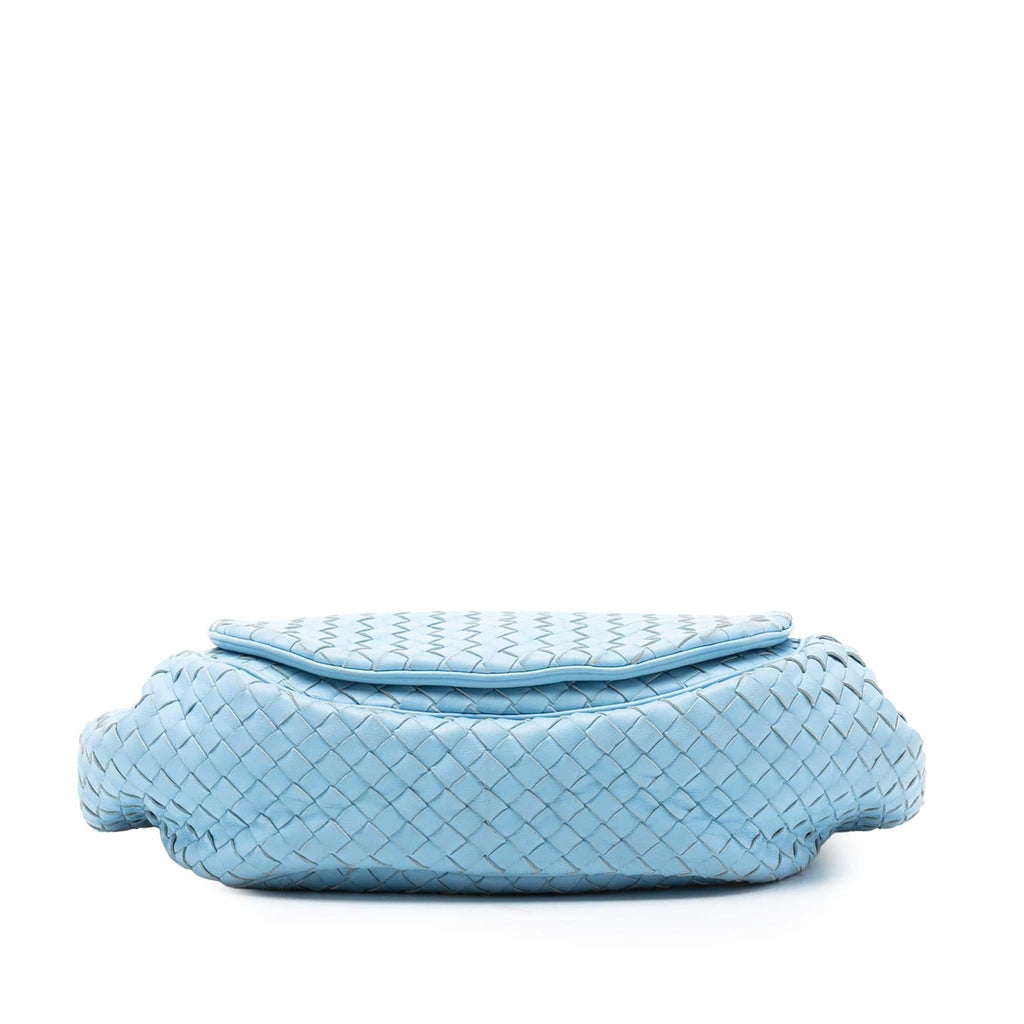 Bottega Veneta Nappa Intrecciato Flap Crossbody