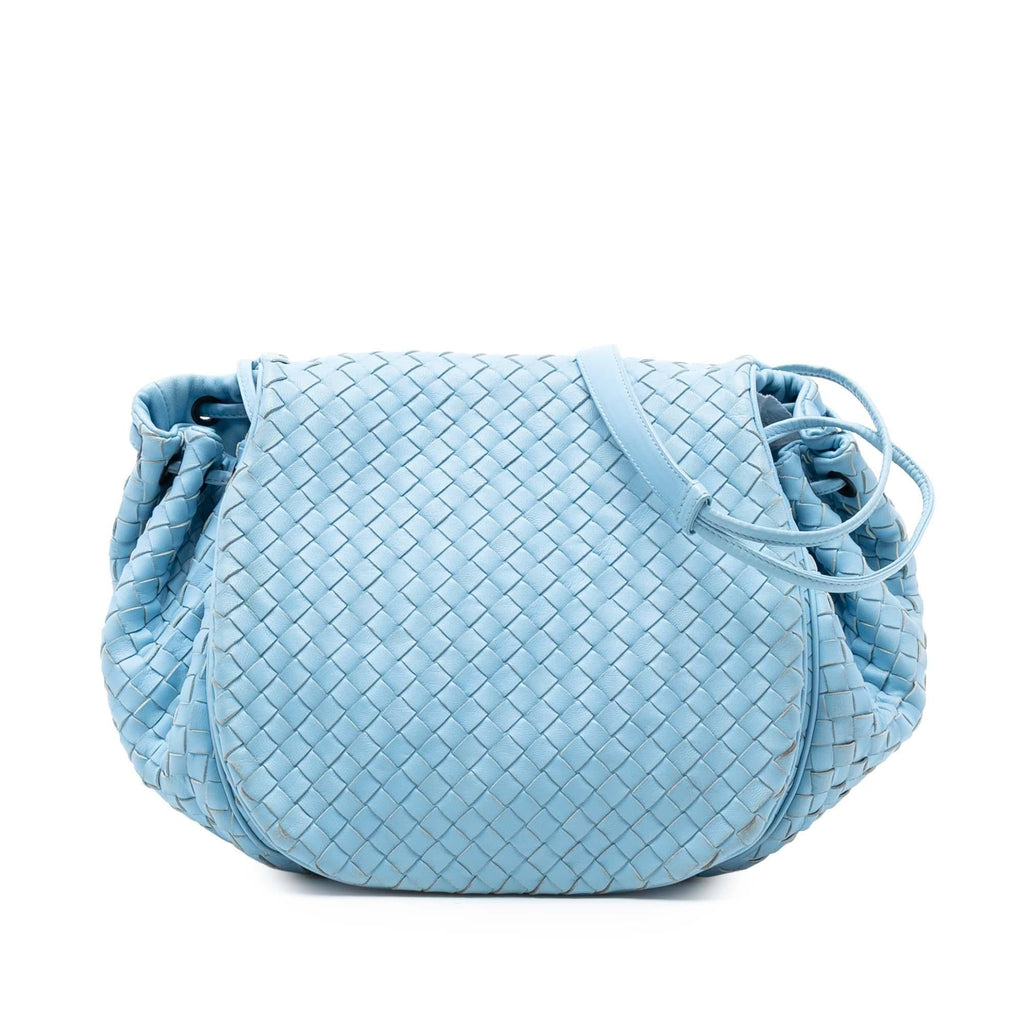 Bottega Veneta Nappa Intrecciato Flap Crossbody