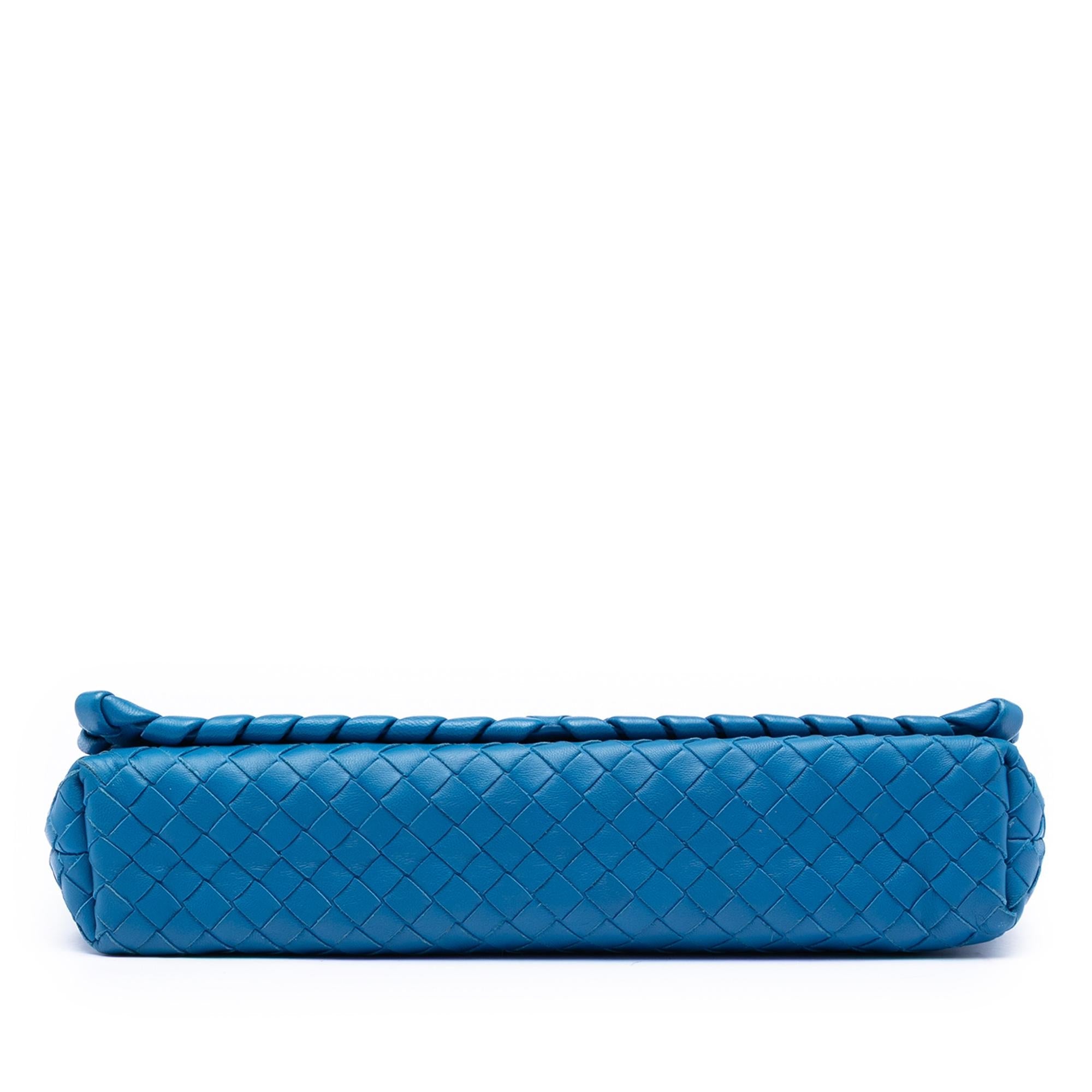 Bottega Veneta Nappa Intrecciato Flap Crossbody
