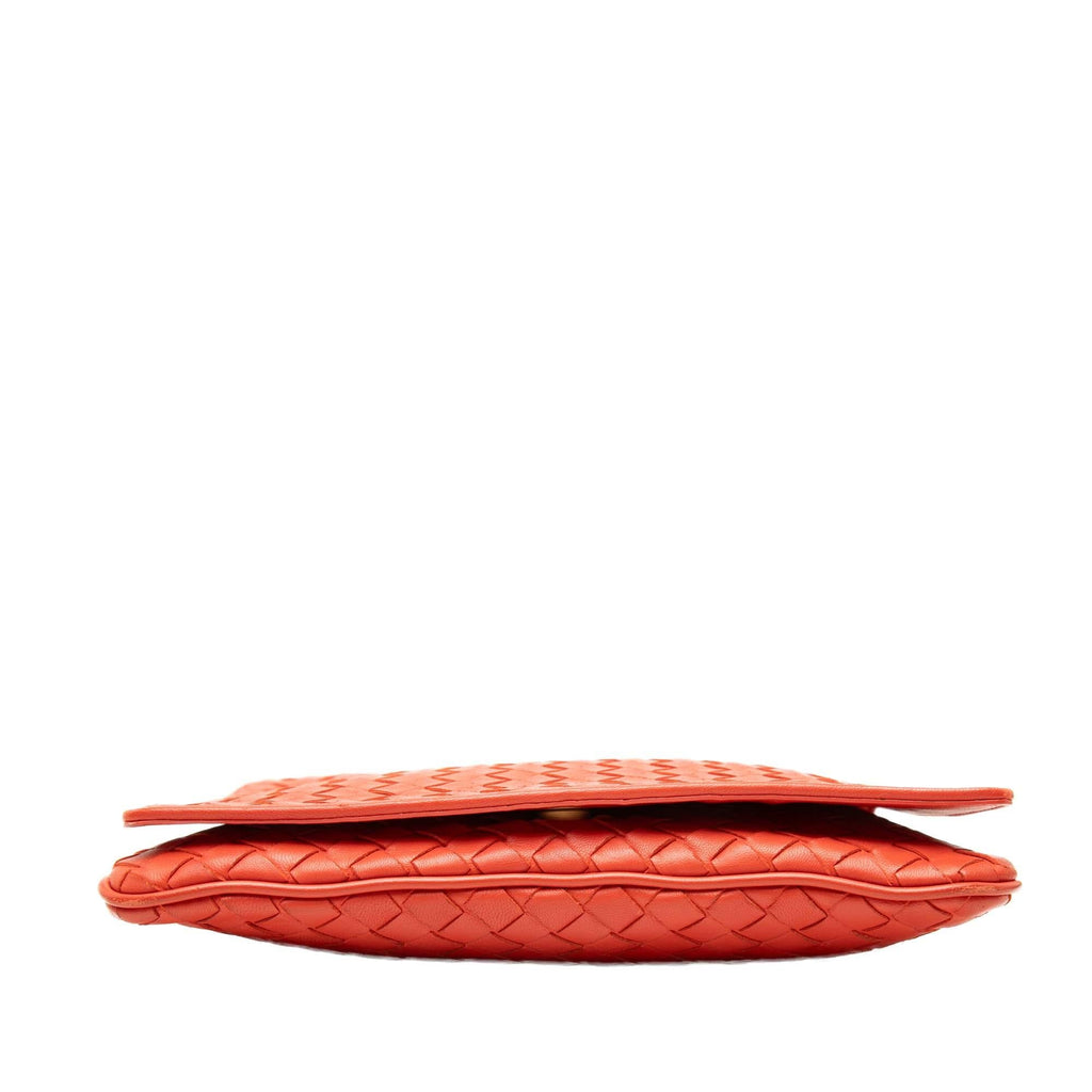 Bottega Veneta Nappa Intrecciato Flap Crossbody