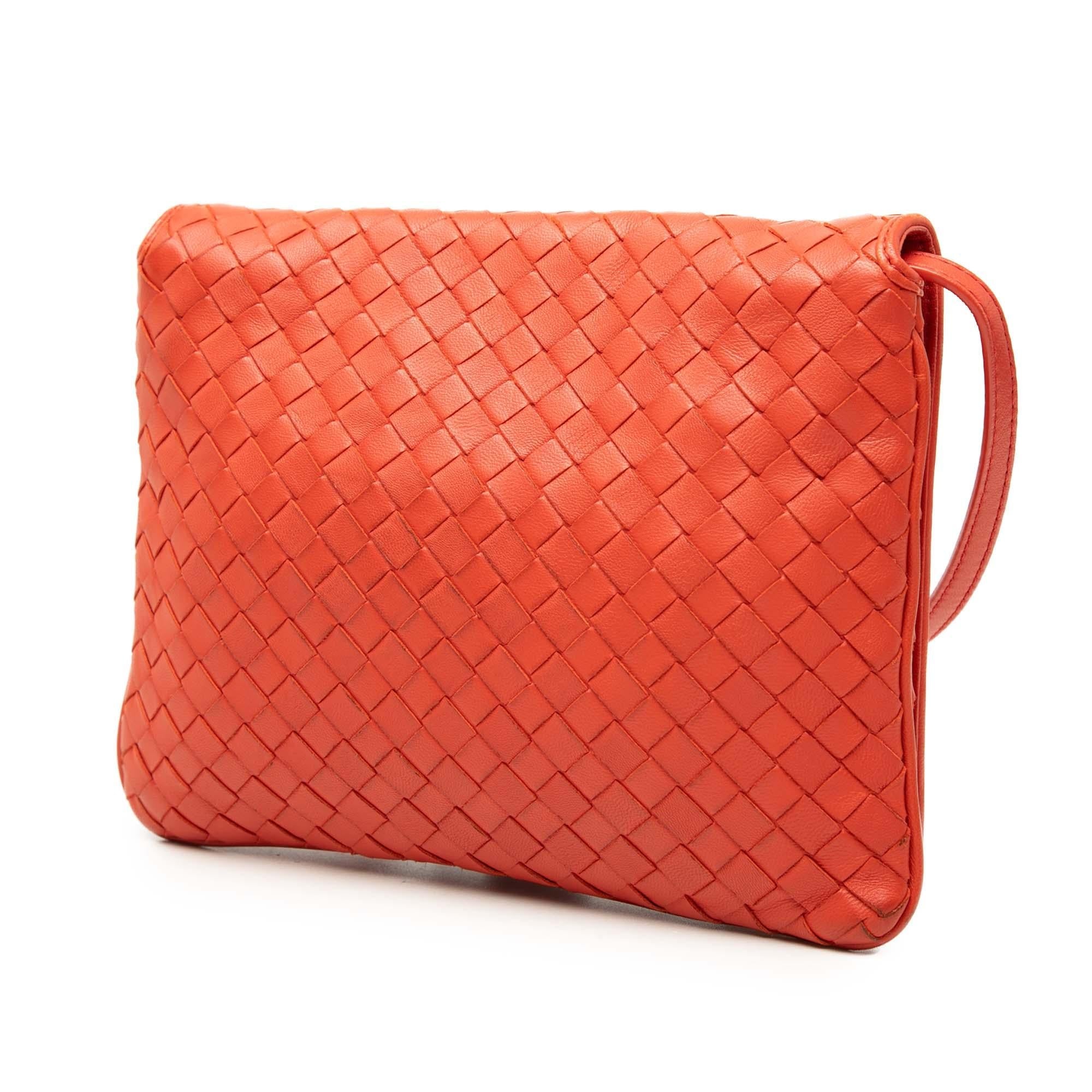 Bottega Veneta Nappa Intrecciato Flap Crossbody