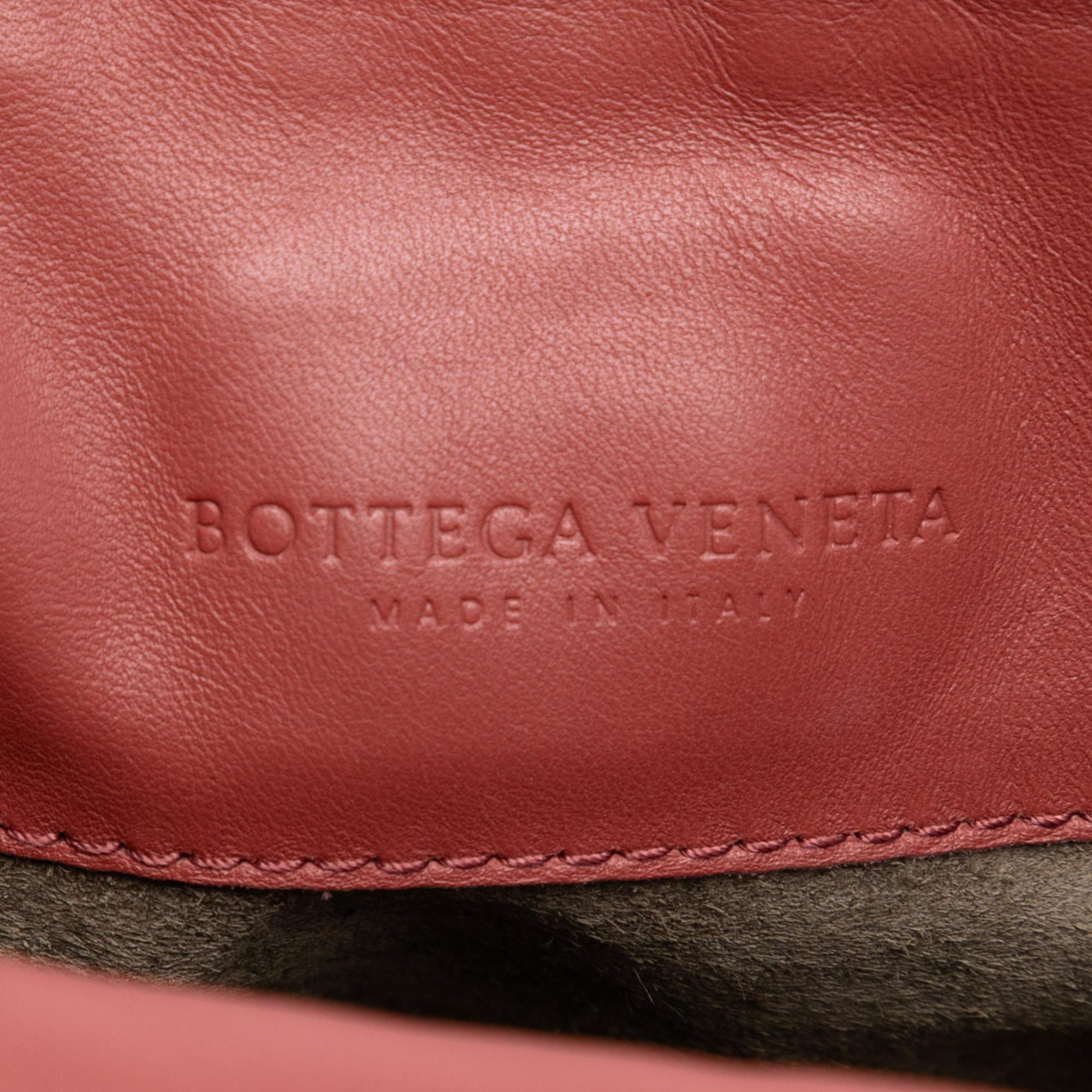 Bottega Veneta Nappa Intrecciato Flap Satchel