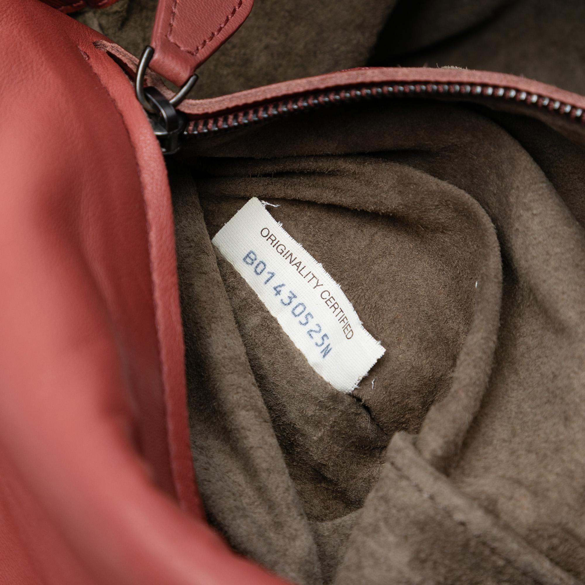 Bottega Veneta Nappa Intrecciato Flap Satchel