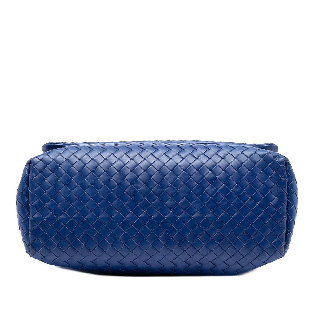 Bottega Veneta Nappa Intrecciato Flap Shoulder Bag