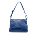 Bottega Veneta Nappa Intrecciato Flap Shoulder Bag
