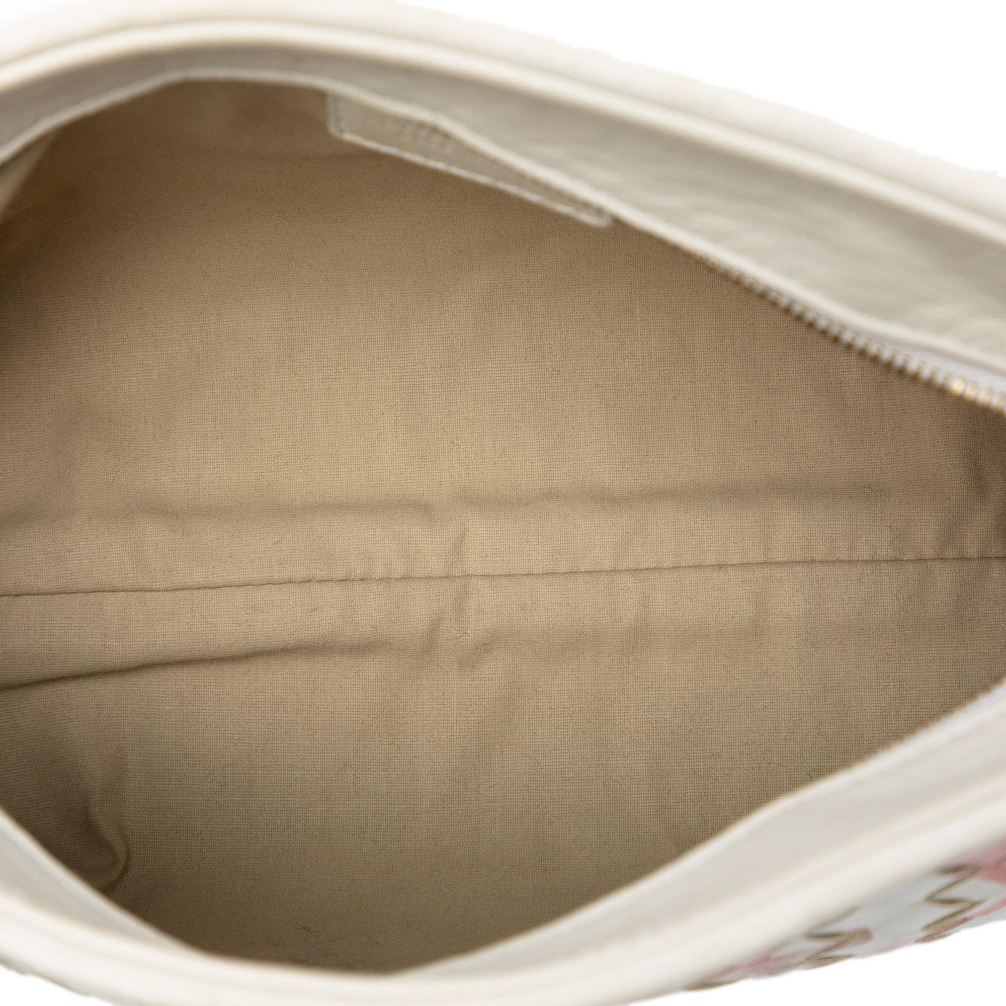 Bottega Veneta Nappa Intrecciato Floral Print Handbag