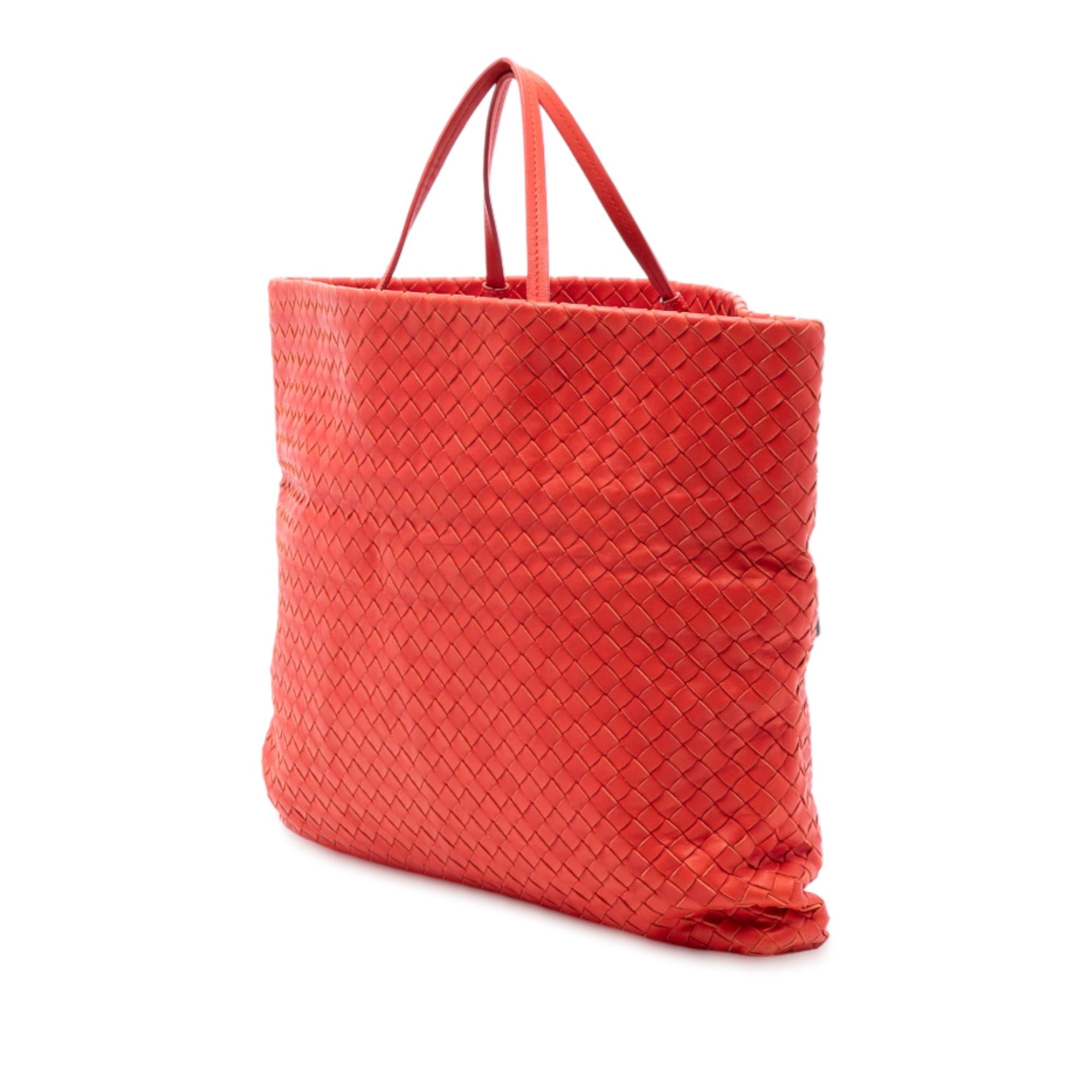 Bottega Veneta Nappa Intrecciato Fold Over Satchel