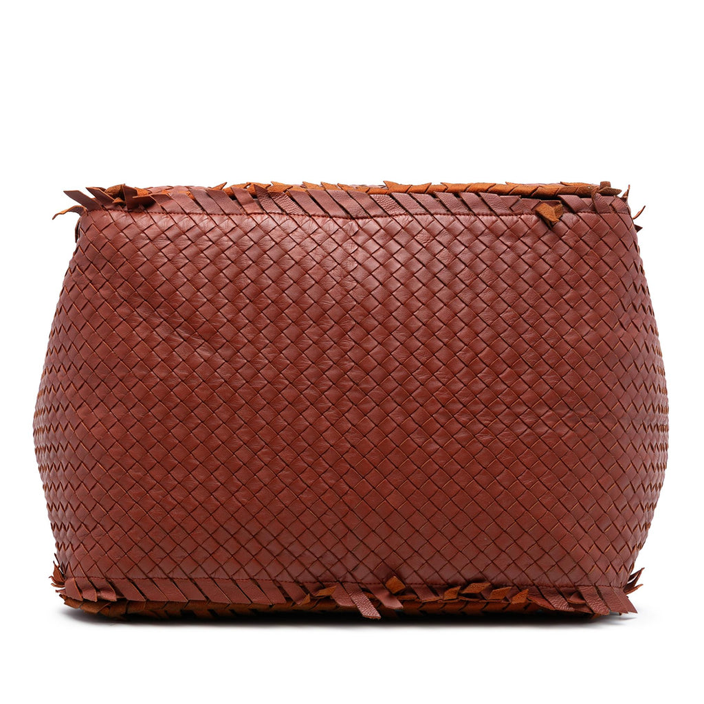 Bottega Veneta Nappa Intrecciato Fringe Tote