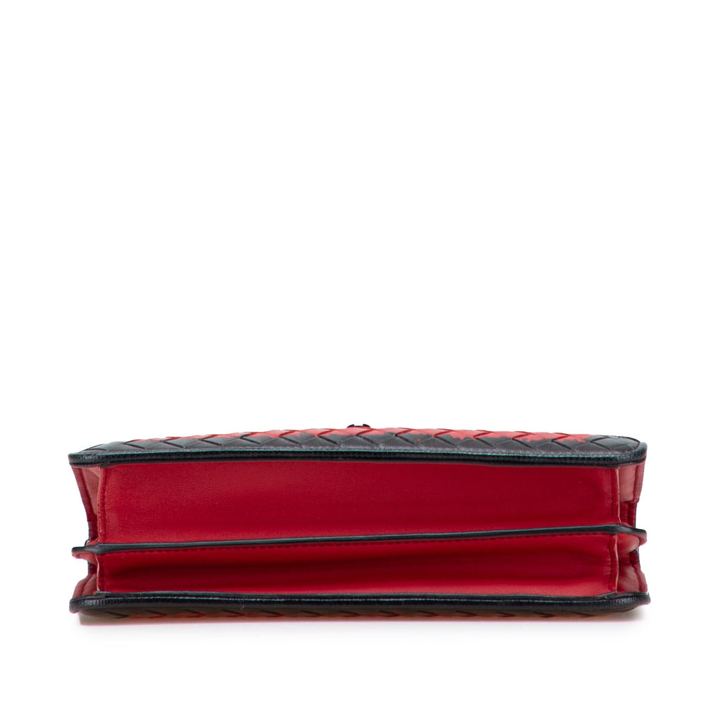 Bottega Veneta Nappa Intrecciato Glass Shoulder Bag