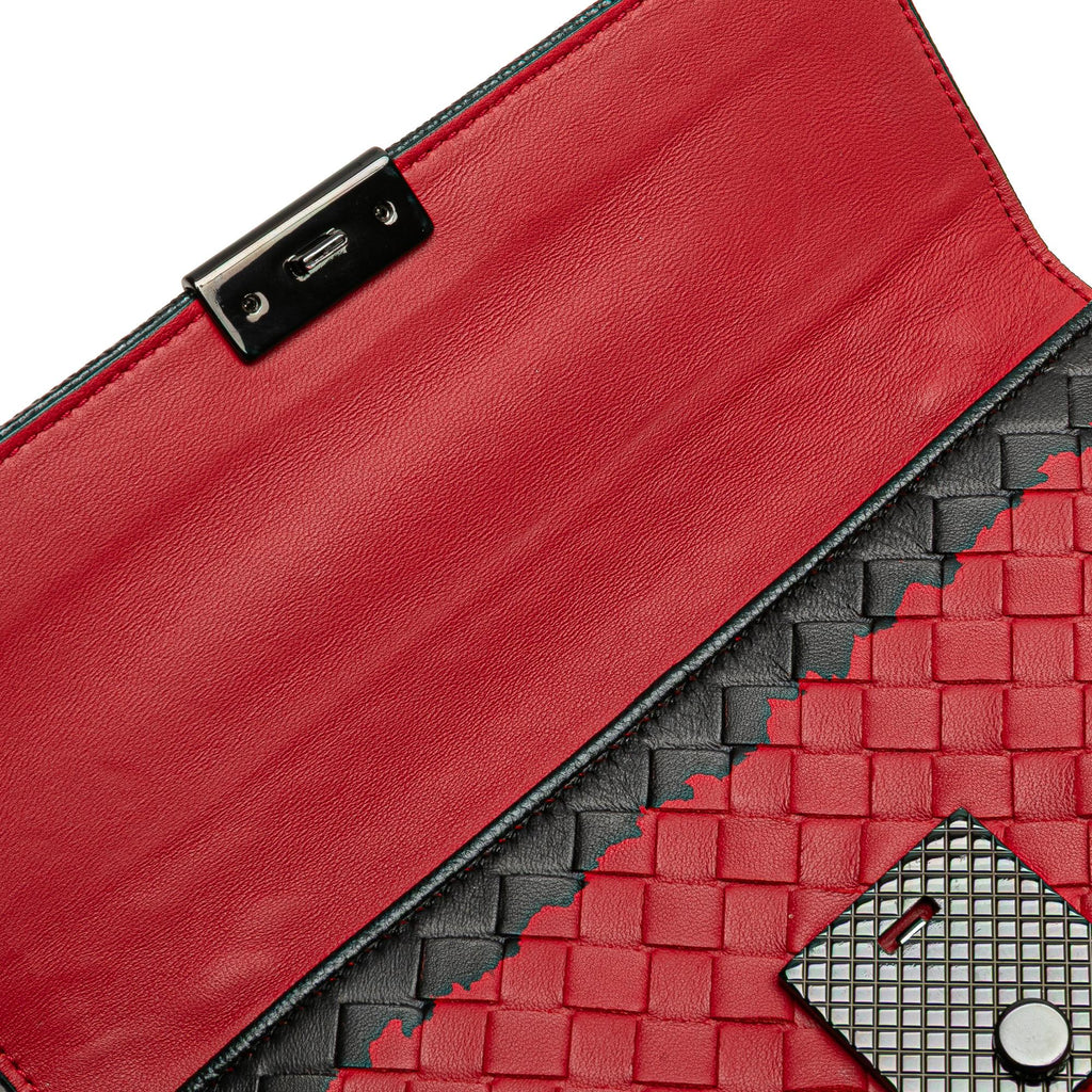 Bottega Veneta Nappa Intrecciato Glass Shoulder Bag