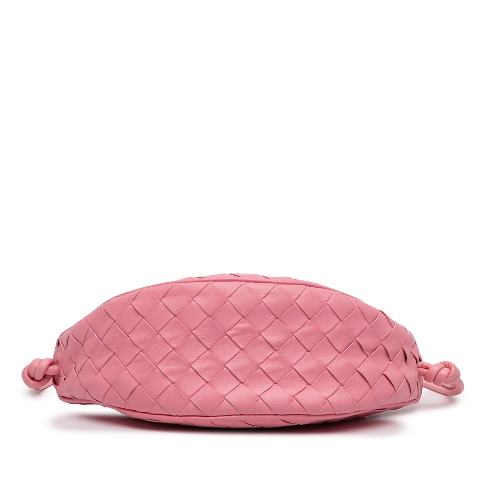 Bottega Veneta Nappa Intrecciato Half Moon Shoulder Bag