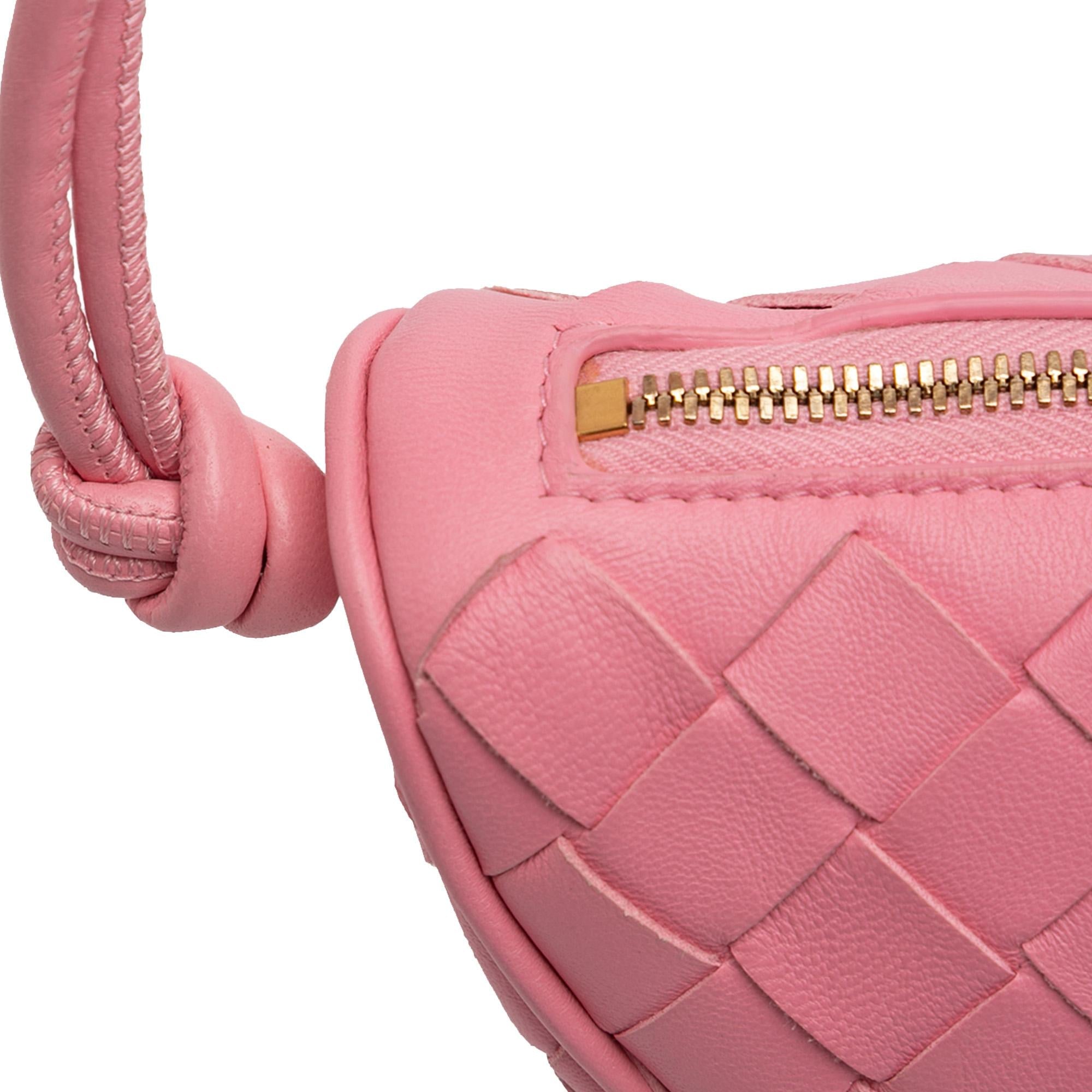 Bottega Veneta Nappa Intrecciato Half Moon Shoulder Bag