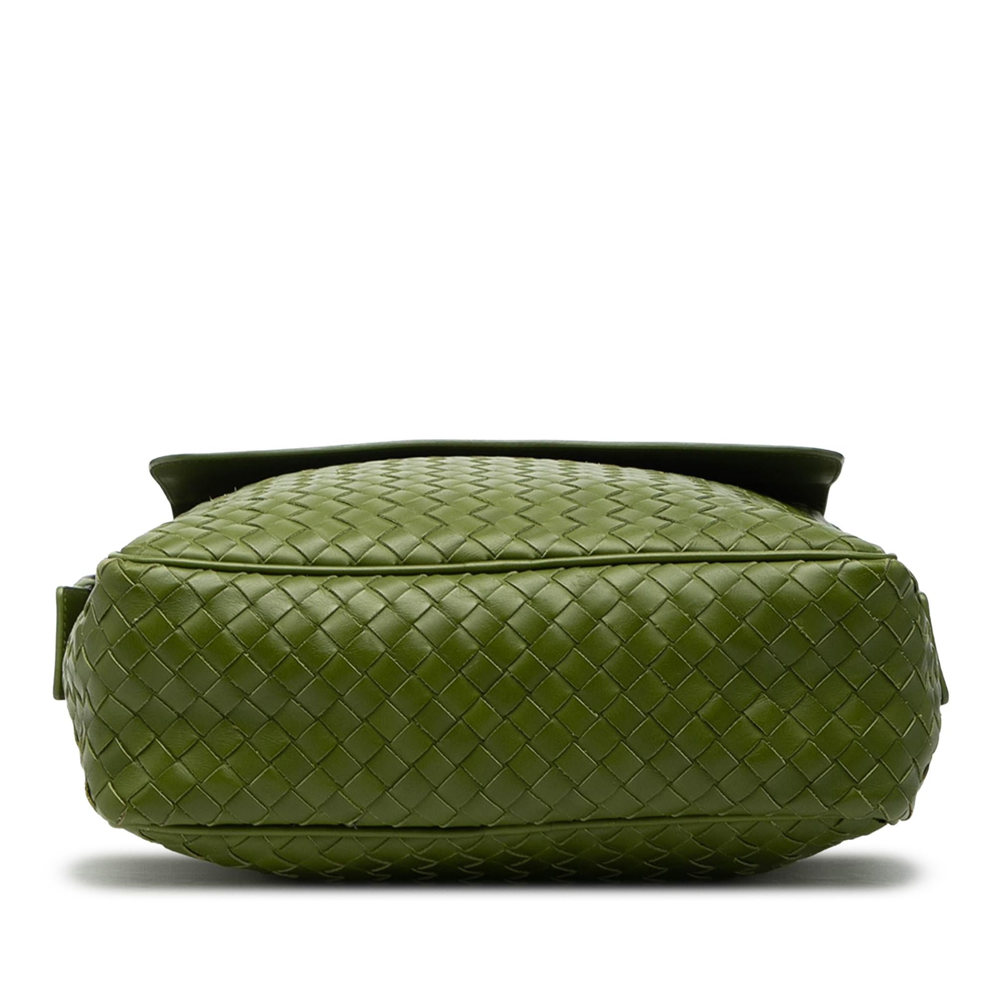 Bottega Veneta Nappa Intrecciato Messenger Bag