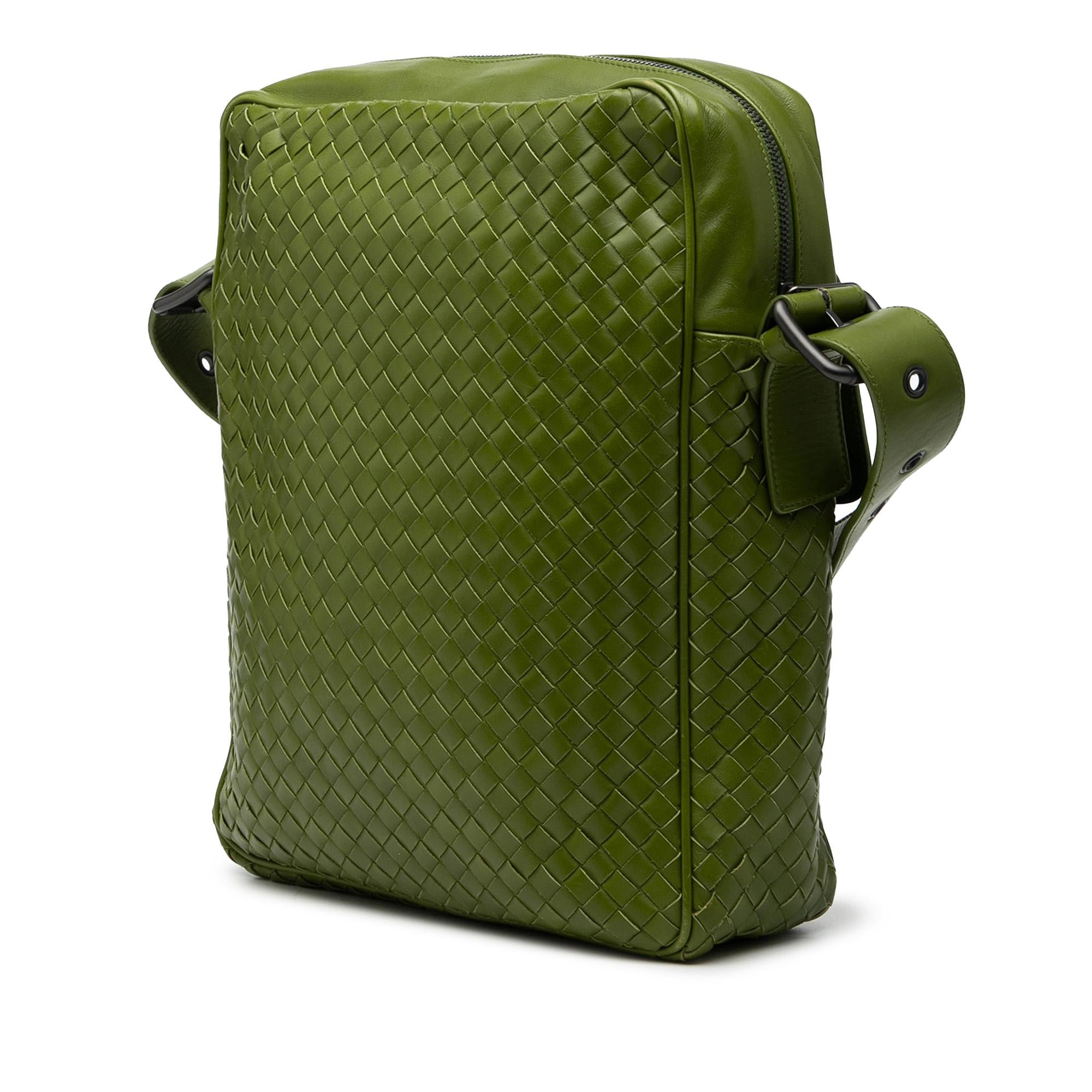 Bottega Veneta Nappa Intrecciato Messenger Bag