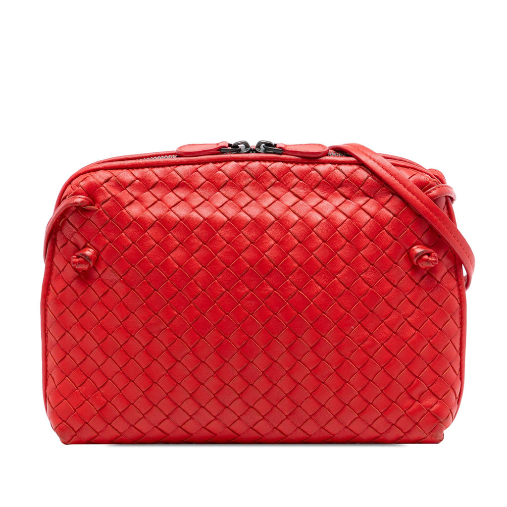 Bottega Veneta Nappa Intrecciato Nodini Crossbody