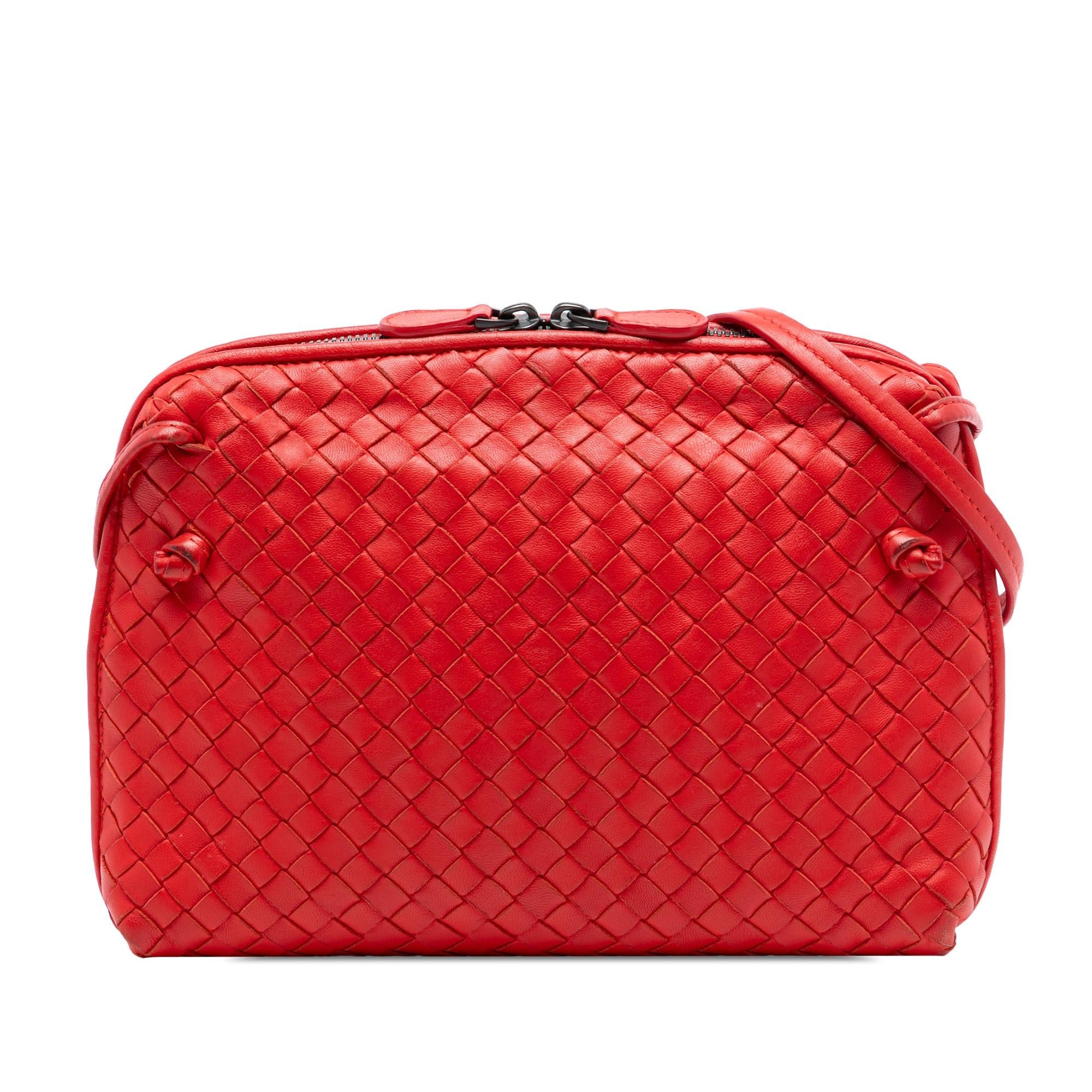 Bottega Veneta Nappa Intrecciato Nodini Crossbody