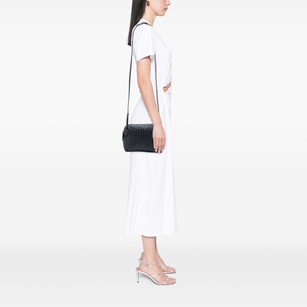 Bottega Veneta Nappa Intrecciato Nodini Crossbody