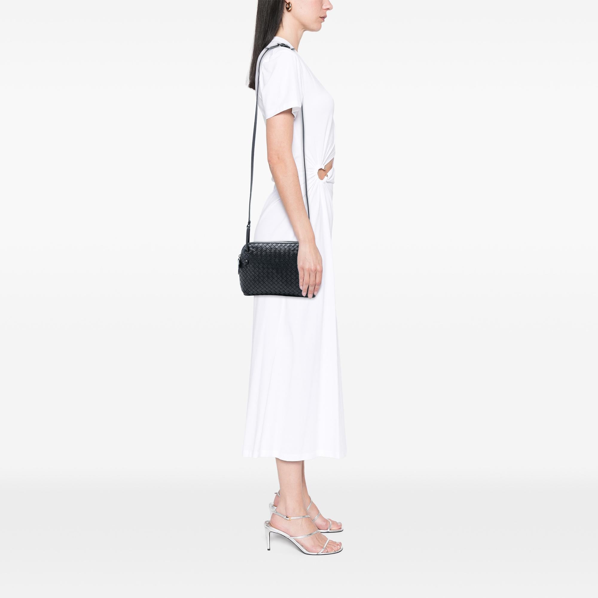 Bottega Veneta Nappa Intrecciato Nodini Crossbody