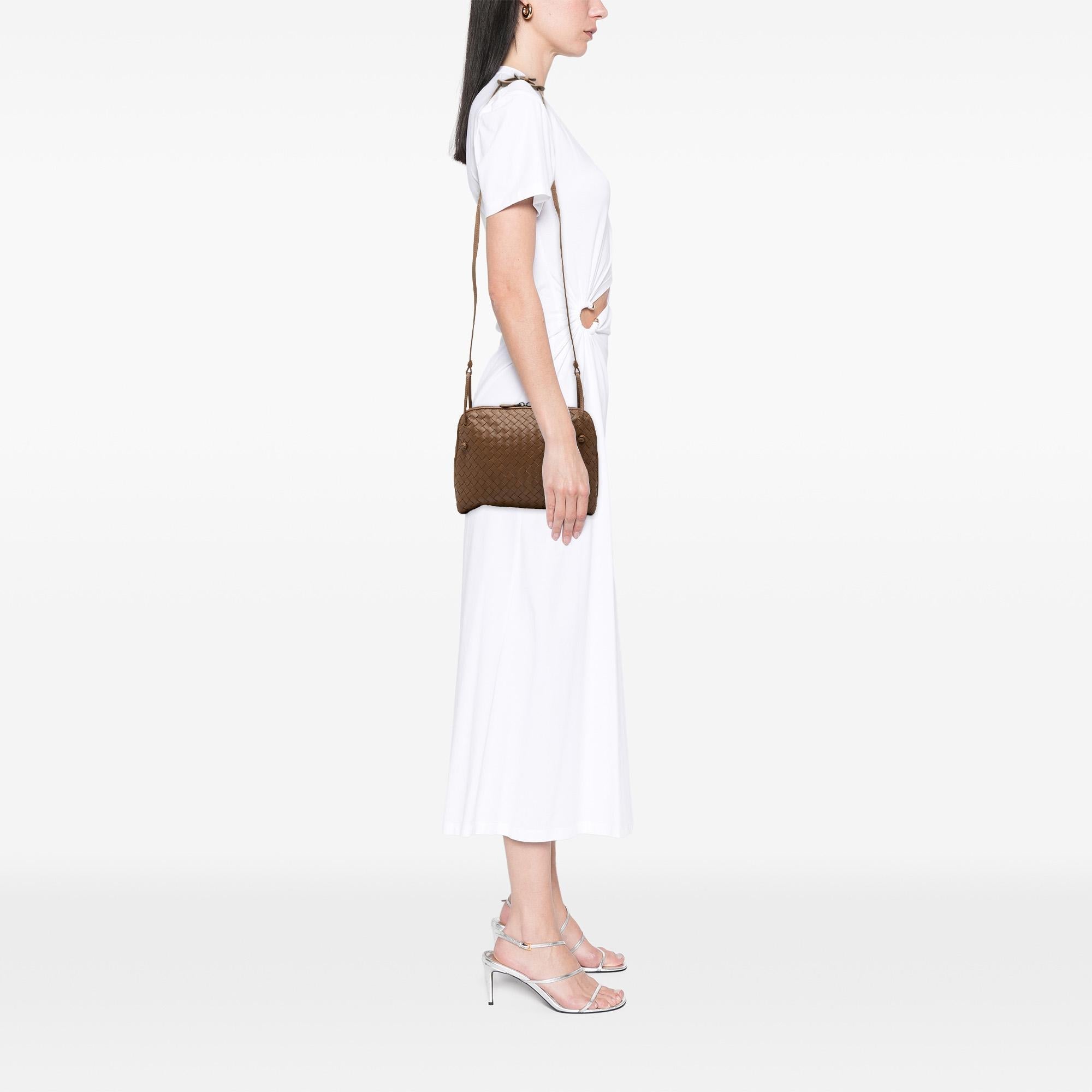 Bottega Veneta Nappa Intrecciato Nodini Crossbody