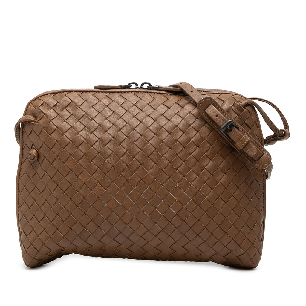 Bottega Veneta Nappa Intrecciato Nodini Crossbody