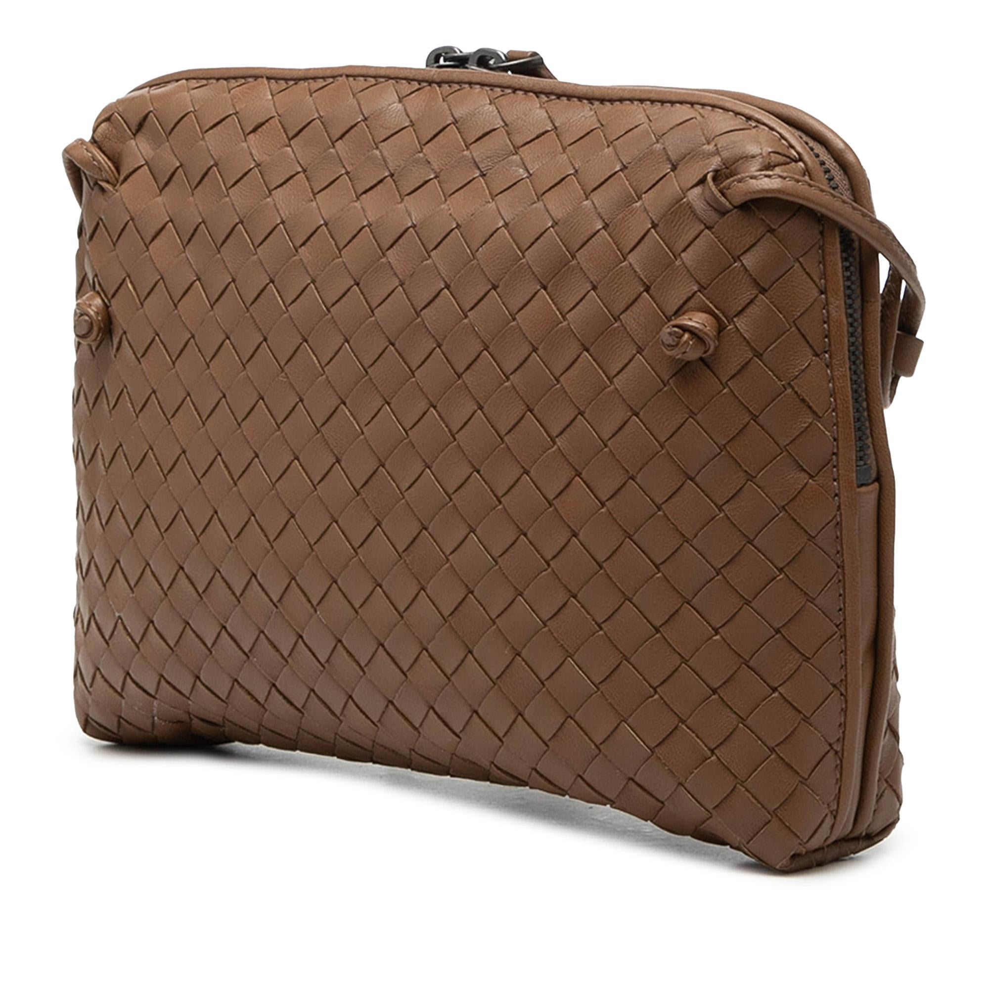 Bottega Veneta Nappa Intrecciato Nodini Crossbody