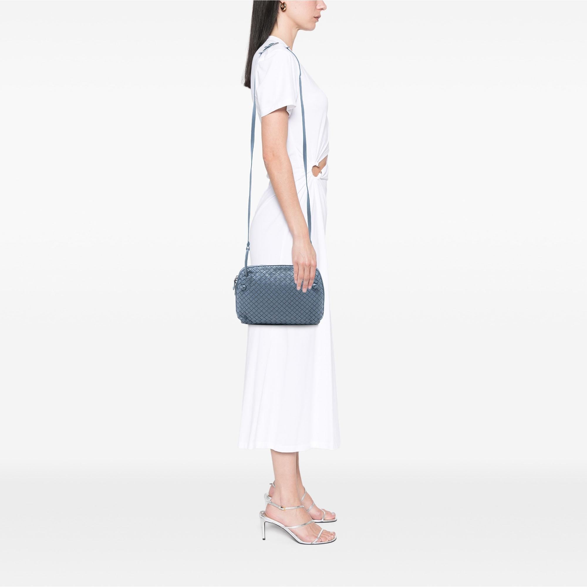Bottega Veneta Nappa Intrecciato Nodini Crossbody