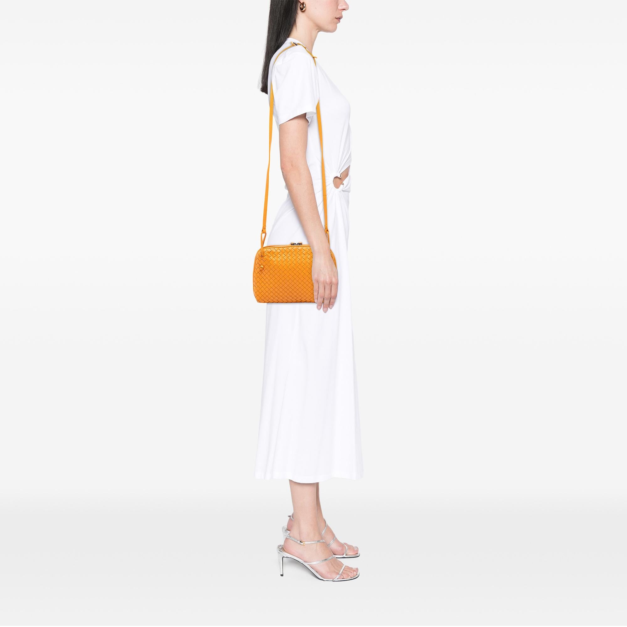 Bottega Veneta Nappa Intrecciato Nodini Crossbody