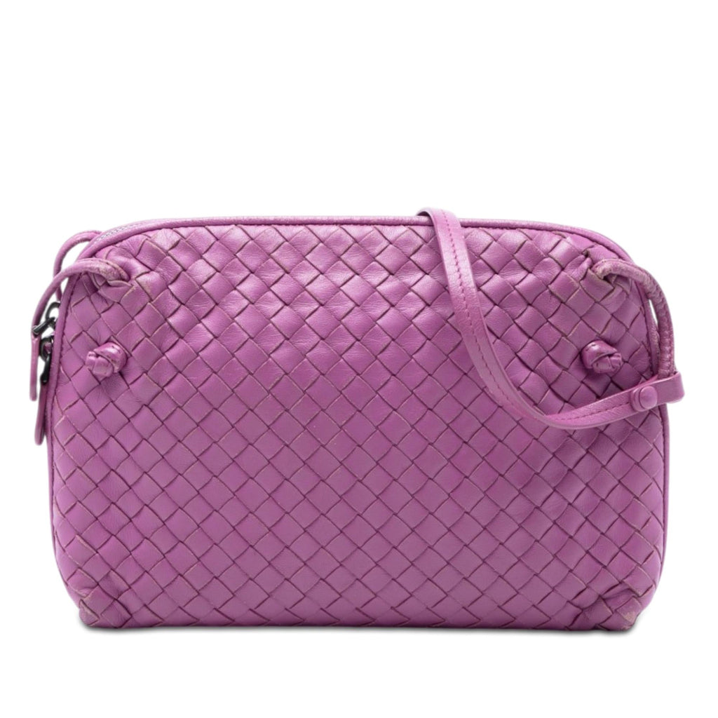 Bottega Veneta Nappa Intrecciato Nodini Crossbody