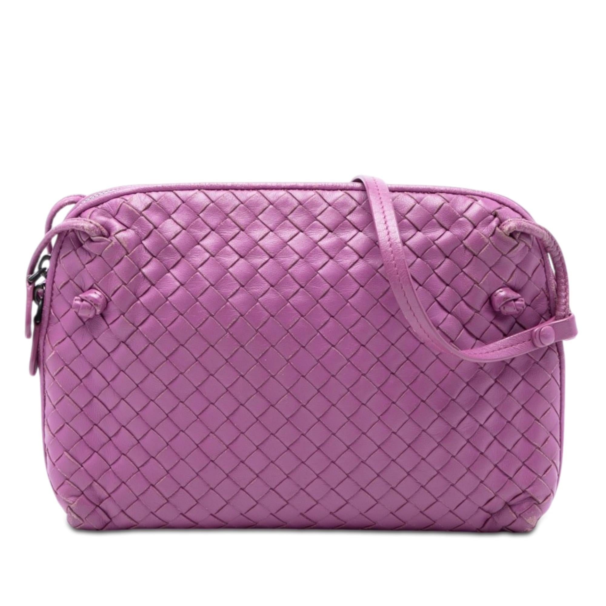 Bottega Veneta Nappa Intrecciato Nodini Crossbody