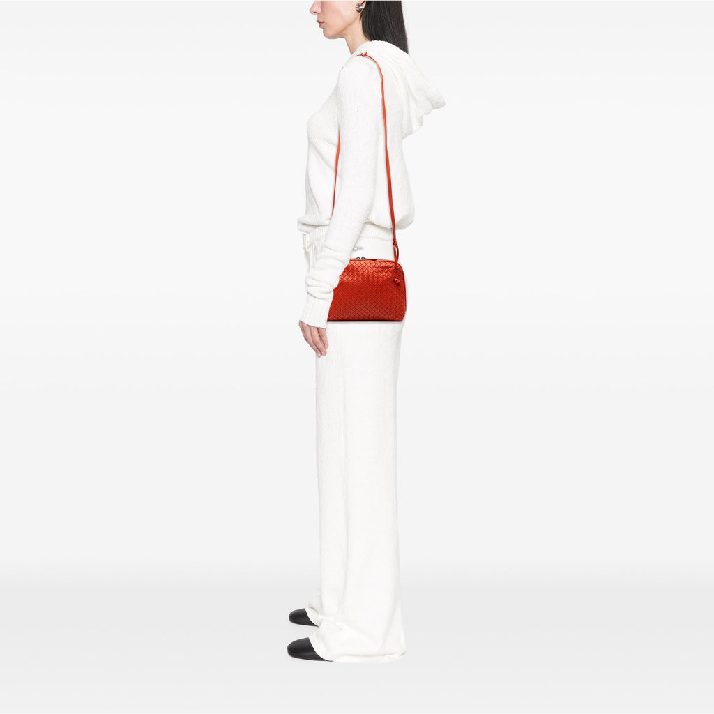 Bottega Veneta Nappa Intrecciato Nodini Crossbody