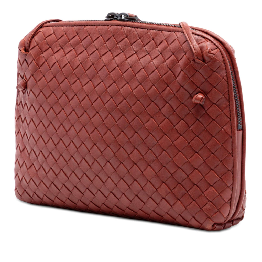 Bottega Veneta Nappa Intrecciato Nodini Crossbody