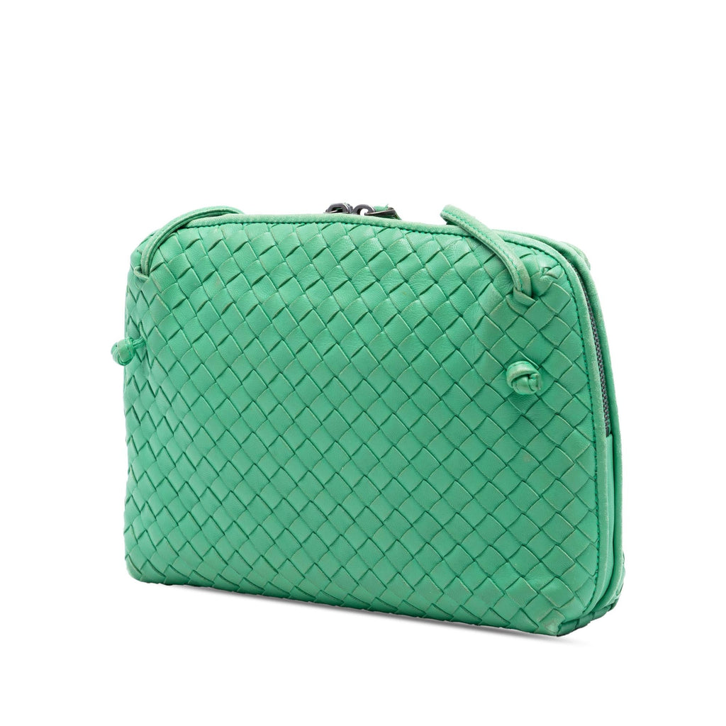 Bottega Veneta Nappa Intrecciato Nodini Crossbody