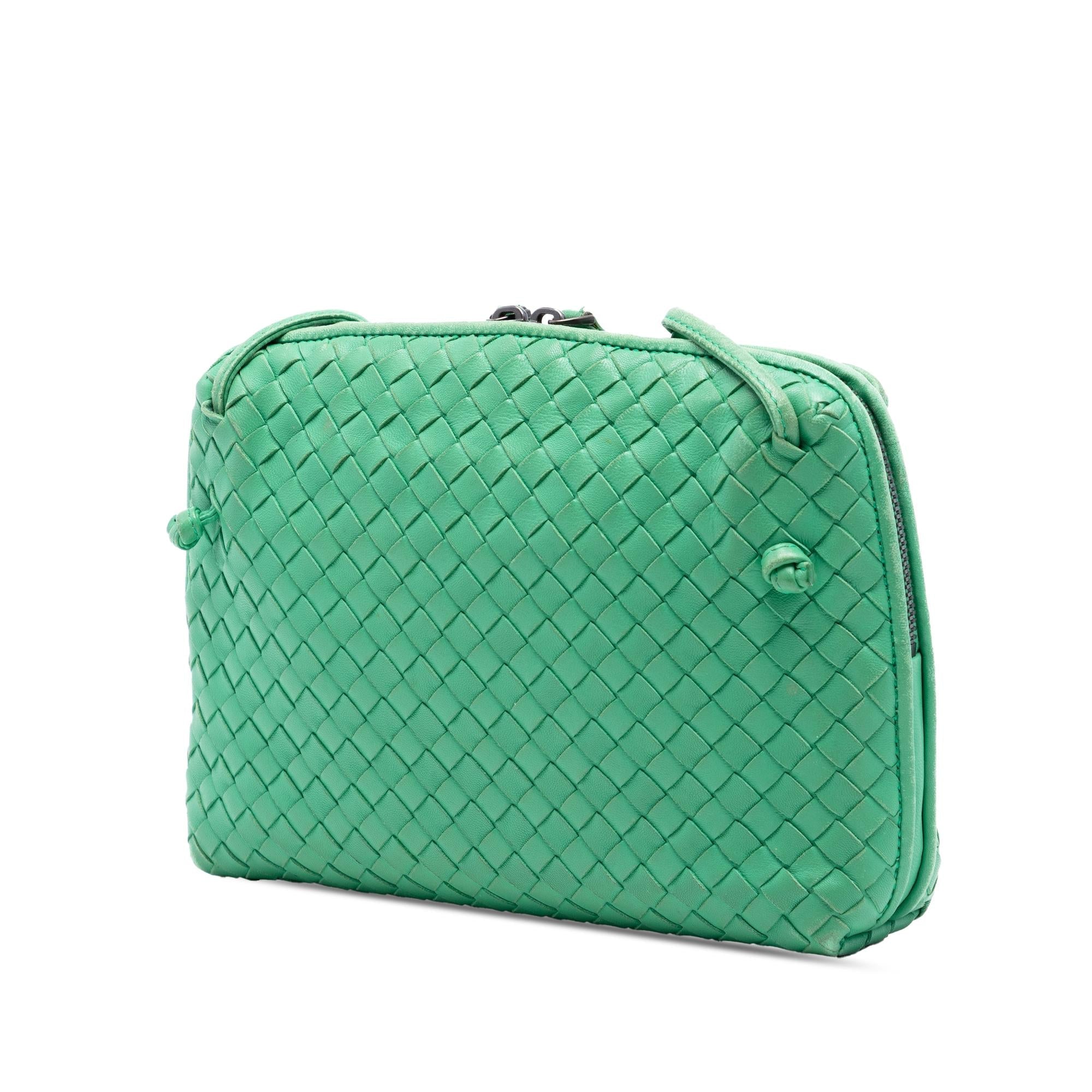 Bottega Veneta Nappa Intrecciato Nodini Crossbody