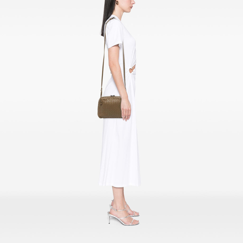 Bottega Veneta Nappa Intrecciato Nodini Crossbody